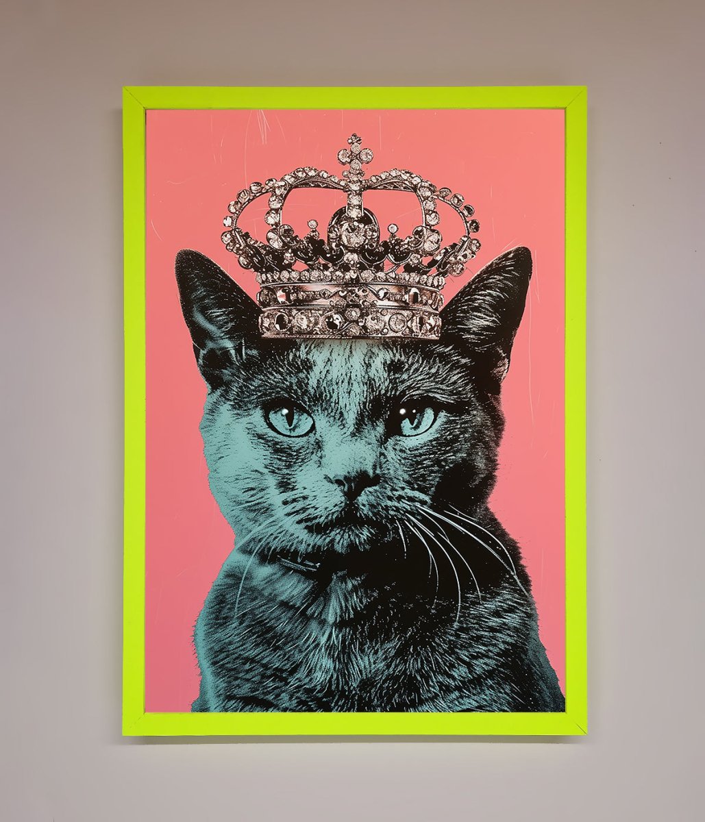 Your Majesty Cat Framed Print
