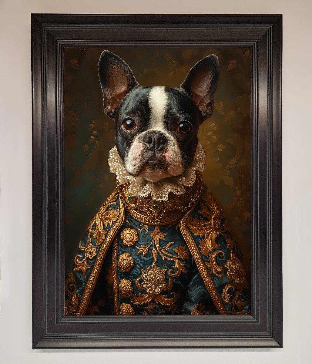 Renaissance French Bulldog Framed Print