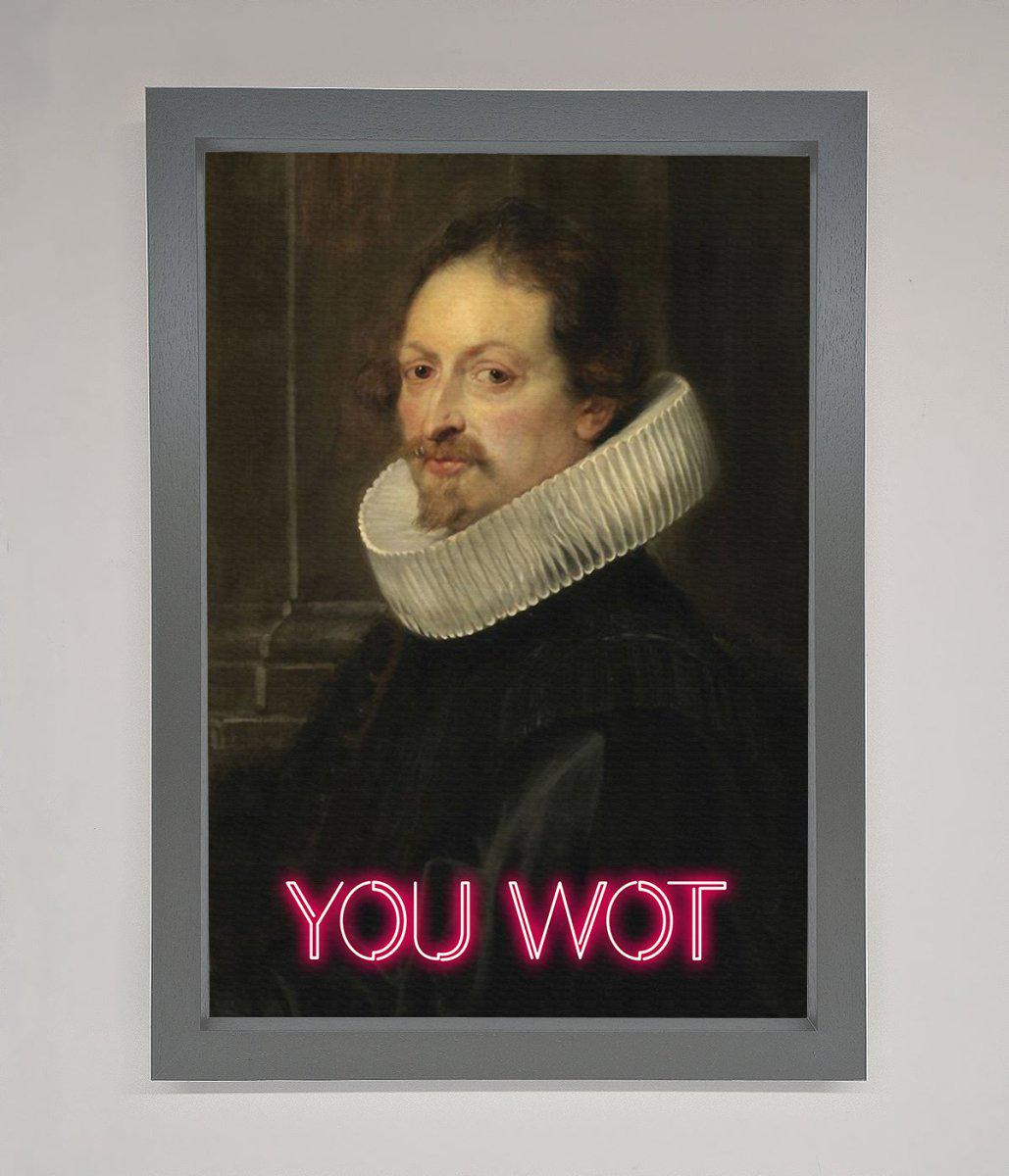 You Wot Renaissance Framed Poster