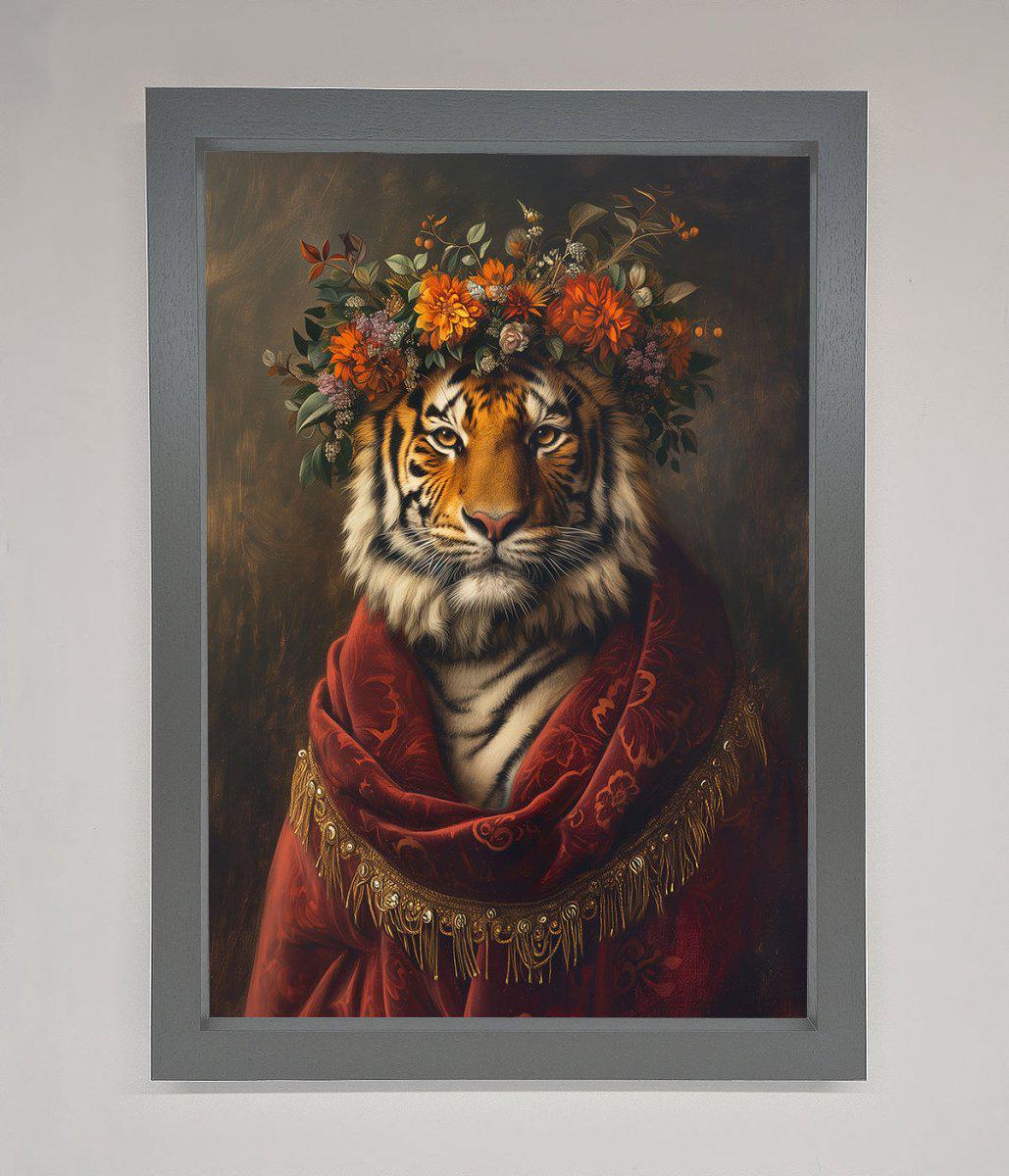 Renaissance Tiger Framed Wall Art