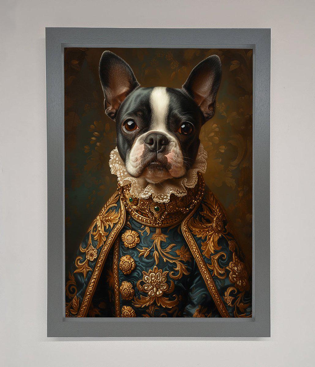 Renaissance French Bulldog Framed Print