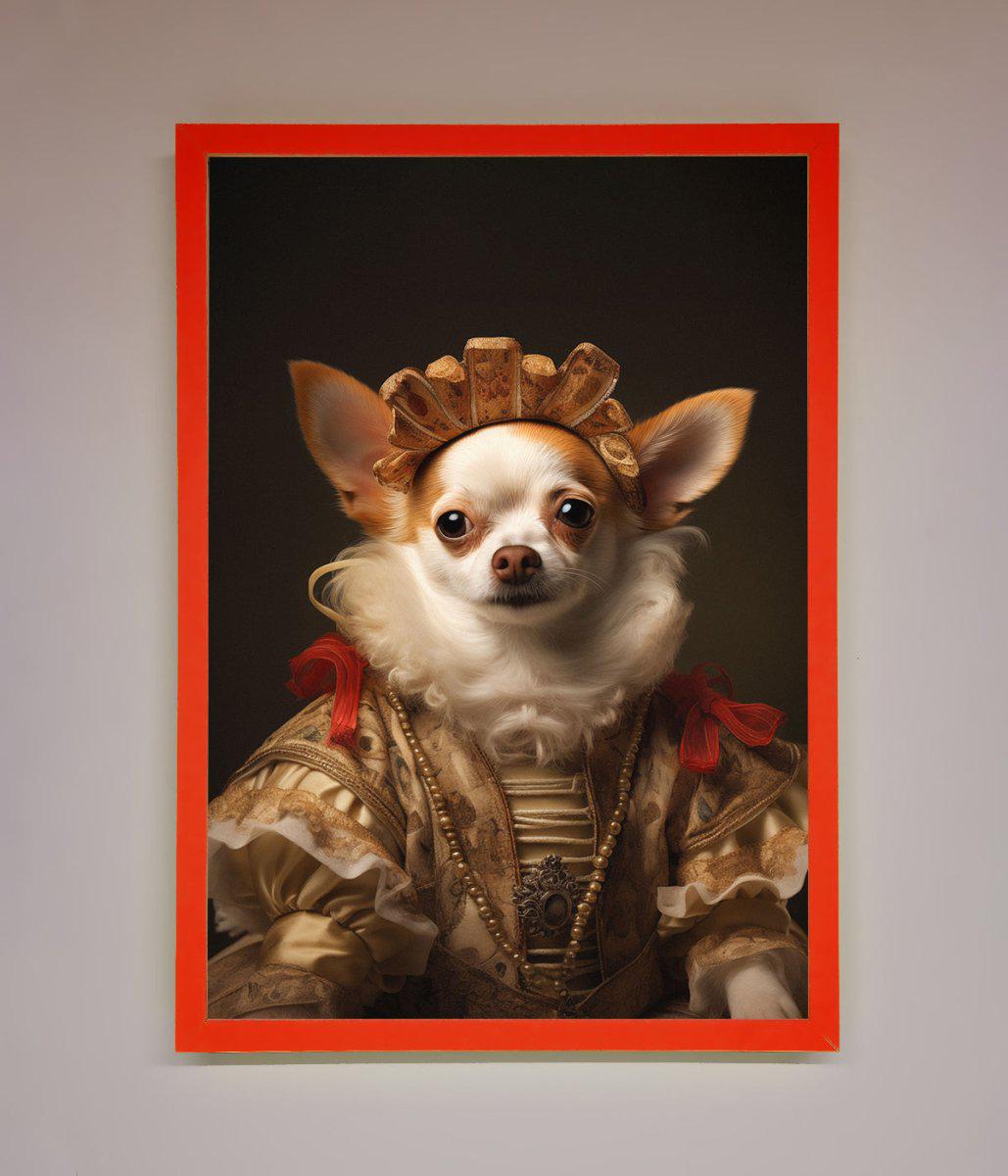 Renaissance Chihuahua Framed Print